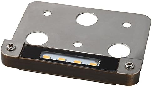 Illumicare LL10386 Cliff Mini 3" Brass LED Coping Light