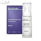 Eau De Mer Wrinkle Control Eye Gel - Reduces Wrinkles, Fine Lines and More for Youthful Radiant Skin