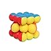 Jujuism Speed Cube Round Bead Ball Cube 3x3x3 Magic Smooth Cube Different from Traditional Cube Novelty Puzzle Colorful Gifts for Kids