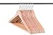 Neaties American Cedar Wood Hangers with Notches and Bar for Fresh Closet, 12pk