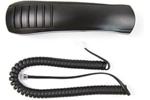 The VoIP Lounge Handset with Curly Cord with Long Lead for Mitel 5300 Series IP Phones 5304 5312 5320 5320e 5324 5330 5330e 5340 5340e and 5360