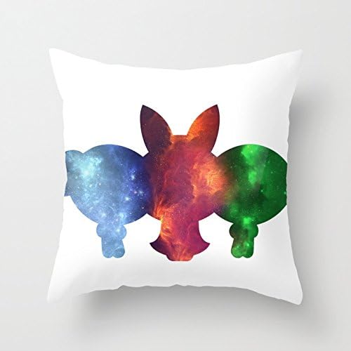 The Powerpuff Girls Pillowcase by Gabriel Freire cartoon 18x18inches