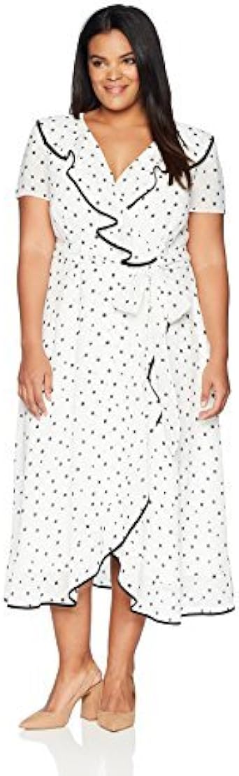 gabby skye polka dot dress