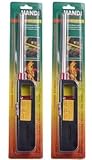 2PK BBQ Grill Lighter Refillable Butane Gas Candle Fireplace Kitchen Stove Long