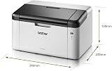 Brother HL-1210W Mono Laser Printer Wireless USB 2.0 Compact White UK view 3