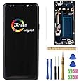 AMOLED LCD Digitizer Screen Touch Assembly Replacement LCD Display for Samsung Galaxy S9 G960 G960U G960W G960 SM-G960F SM-G960/DS SM-G960F/DS 5.8" w/Pre-Installed Adhesive by BITANR（Black） (Black)