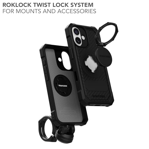 Rokform Heavy Duty Case Compatible with iPhone 17, Magnetic Cover (Black)