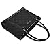 Laptop Tote Bag, DTBG 15.6 Inch Nylon Classic Diamond Pattern Travel Business Computer Shoulder Bag Carrying Briefcase Handbag for 15-15.6 Inch Laptop/Notebook/MacBook/Ultrabook/Tablet,Black