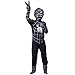 Wraith of East Boys Venom Black Spiderman Costume Kids Superhero Cosplay Spandex Bodysuit (Medium)