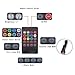 Car LED Strip Light, ONEKA-RGB 4pcs 48LED Multicolor Music Car Interior Lights Under Dash Lighting Waterproof Kit With Sound Active Function and Wireless Remote Control, DC 12V