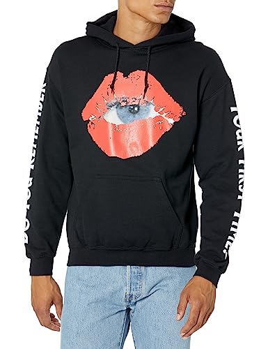 The Kid Laroi Lips Black Hoodie