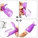 Nail Polish Remover Clips Set, ESARORA Nail Art Polish Remover Wrap 20 Pack with 500 Pack Nail Wipe Cotton Pads