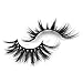 Fluffy Mink Lashes Strip with Russsian Volume, D Curl False Eyelashes Natural Look Effect, 1 Pair Cruelty-Free 18 mm for Women Makeup