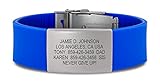 ROAD iD Bracelet - Premium ID Wristband - Silicone Clasp Identification Bracelet and Sport ID for Athletes