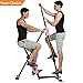Hurbo Vertical Climber Home Gym Exercise Folding Climbing Machine Exercise Bike for Home Body Trainer Stepper Cardio Workout Training Non-Stick Grips Legs Arms Abs Calf