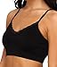 Coobie Full Size Strappy V-Neck Lace Trim Bra (9042F) full/Black