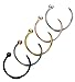 FIBO STEEL 5-6 PCS 20G Stainless Steel Nose Ring Hoop Nose Studs Body Piercing