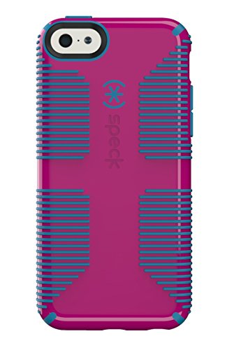 Speck Products CandyShell Grip Case for iPhone 5c - Retail Packaging - Lipstick Pink/Jay Blue