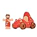 ThinkMax Cartoon Pull Back Car Playset with a Hunter Figure