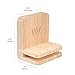 MobileVision Bamboo 10-Port Charging Station & Compatible Adapter for Apple Watch Combo for use with Watch, Smartphones & Tablets