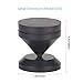 Large Speaker Spikes 1.3Inch Ebony Wood & Brass Top Isolation Stand Feet for Subwoofer Amplifier CD Player Studio Monitor Turnables via Gisveate (4 Packs)