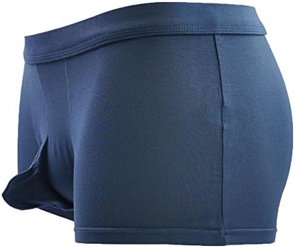 Men's Comfy Trunk Shorts Flat Bulge Pouch Underwear Size M