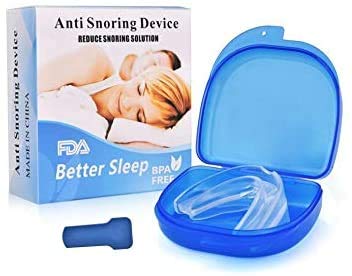 Anti Snore Devices Snore Stopper Mouthpiece, Anti Snore Braces (Blue)