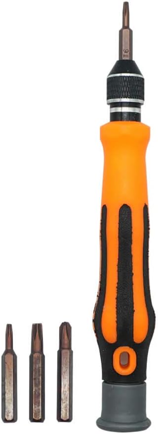 Screwdriver Suitable for Ring Doorbell Replacement, TECKMAN 5 in 1 Screwdriver Bit Set for Battery Change and Fit for 1; 2; & Pro Version, Applicable for Ring Doorbell