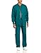 Landau Essentials Relaxed Fit 5-Pocket Snap-Front Scrub Jacket for Men 7551 Hunter Green