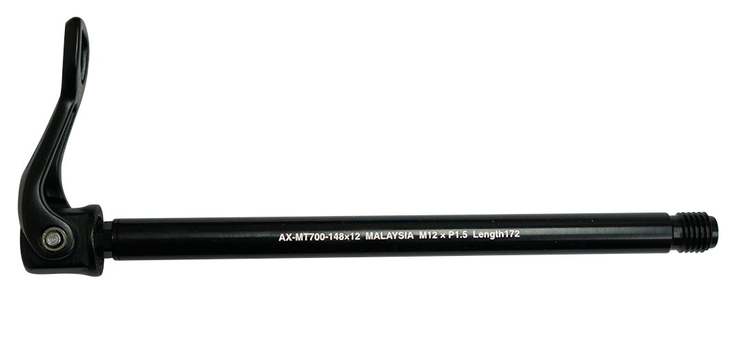 Shimano Spares AX-MT700 Axle for E-Thru rear 148 mm hubs, 12 mm diameter