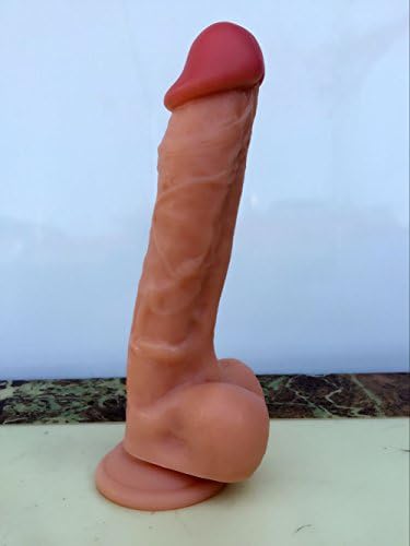 Realistic massager 9.05 Inches for Beginners With Handsfree Suction Cup,No Any Sensitive Words on The Package