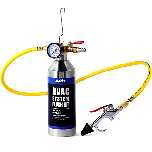 ORION MOTOR TECH AC Flush Kit, Automotive AC System Flush Canister for Cleaning Car AC System