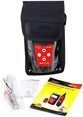 fengwen66 RJ45 LAN Tester Network Wire Tracker Anti-Interference Tone Tracer NF-300(red & black)