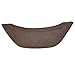 Rustic Leather Hot Handle Holder (Cast Iron Side Kick Potholder) Double Layered, Double Stitched and Handmade by Hide & Drink (Bourbon Brown)
