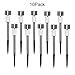 Westinghouse Solar Path Light LED Landscape Light Warm White Stainless Steel Solar Lights Outdoor Waterproof for Lawn,Garden,Patio,Walkway,Driveway (10-Pack)