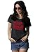 Black T Shirts for Womens - Graphic Tees for Women | Up Down, M