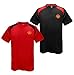 Manchester United Football Club Official Gift Mens Poly Training Kit T-Shirt