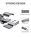 JSAUX Micro USB Cable for Android, (2-Pack 6.6FT) Micro USB Android Charger Cable Nylon Braided Cord Compatible with Galaxy S7 S6 J7 Edge Note 5, Kindle. MP3 and More-Grey