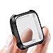 Lilycase Compatible for Fitbit Versa Case, Scratch-Resistant Soft Flexible TPU Plated Lightweight Protective Protector Bumper Shell Cover Compatible for Fitbit Versa SmartWatch (Black)