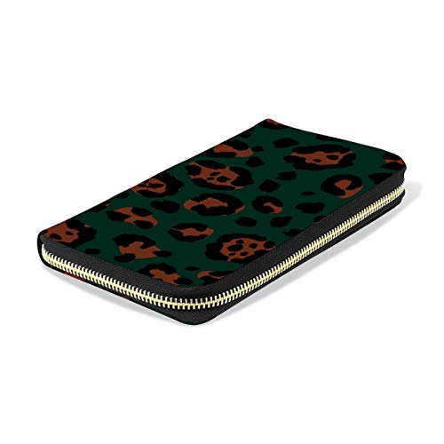 41AtWa6sO7L BKEOY - Cartera de Piel para Mujer, diseño de Leopardo, con Cremallera, con Cremallera, para Tarjetas de crédito BKEOY - Cartera de Piel para Mujer, diseño de Leopardo, con Cremallera, con Cremallera, para Tarjetas de crédito - Imagen 5