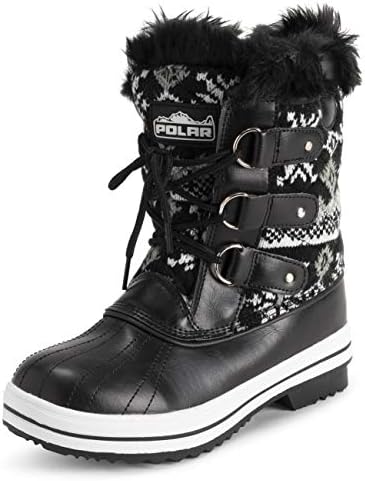 Womens Snow Boot Quilted Short Winter 