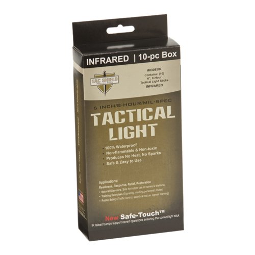 UPC 843119030823, TAC SHIELD Tactical 8 Hour Light Stick (10-Pack), Infrared