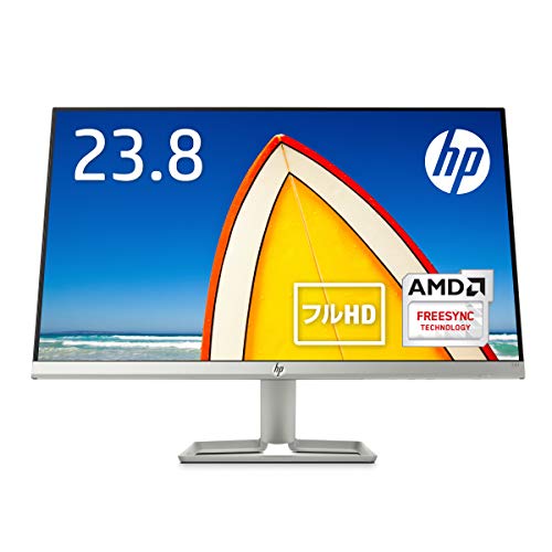 HP モニター 23.8インチ ディスプレイ フルHD 非光沢IPSパネル 高視野角 超薄型 省スペース スリムベゼル HP 24f ブラック （型番：2XN60AA#ABJ）