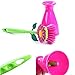 Flower Kitchen Sun Cleaning Brush Pan Pot Brush 1Pcs Multi Bathroom Plastic Brush Cleaning Tool Random Color