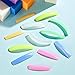 24 Pieces Eyelash Perming Pads Silicone Eyelash Perm Lift Pads Eyelash Perming Curler for Eyelash Lifting, S/M/L