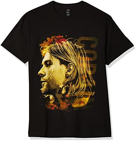 Amazon.com: Rock Off Kurt Cobain Nirvana Guitar Live Photo T-Shirt