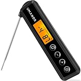 UMANOR Instant Read Meat Thermometer, Digital Thermometer With Alerts, Backlights Food Thermometer For Kitchen,BBQ, Grill Etc.