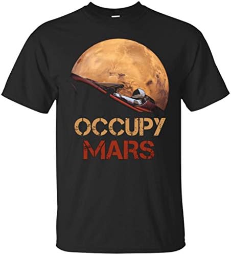 Occupy Mars Shirt Space Planets Mars Lover Aliens Gift T-Shirt