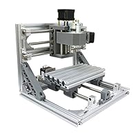 CNC Machine,DIY CNC Router Kits 1610 Control Wood Carving Milling Engraving Machine (Working Area 16x10x4.5cm, 110V-240V,500MW)