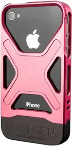 RokForm Fuzion iPhone 4/4s Aluminum Protective Case. Made in USA (Pink)